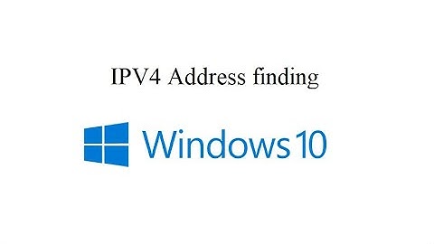 How to find IP Address in computer | Windows 7/8/10