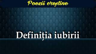 Definiţia iubirii - Irina B - Poezie crestina Resimi