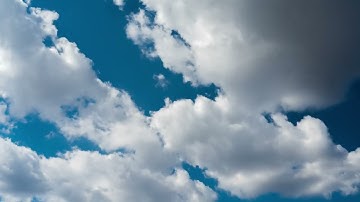 Amazing Flying Clouds Blue Sky Time Lapse. B-Roll