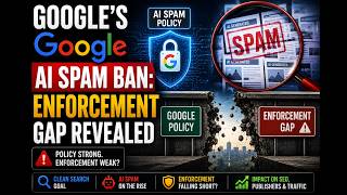 2026 SEO Impact: Google’s AI Spam Ban Faces Enforcement Challenges
