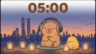 🙏 5 Minute Timer 🐻  Study Timer for Classroom Focus Lofi sound special world trade center 25 years