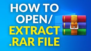 How to Open RAR file on Windows 11 / 10 / 8 / 7 | Extract rar files in windows PC