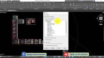 ធ្វើយ៉ាងណាដើម្បីអោយ file Autocad របស់យើងស្រាលជាងមុន​ [ KHMER ENGINEER ]