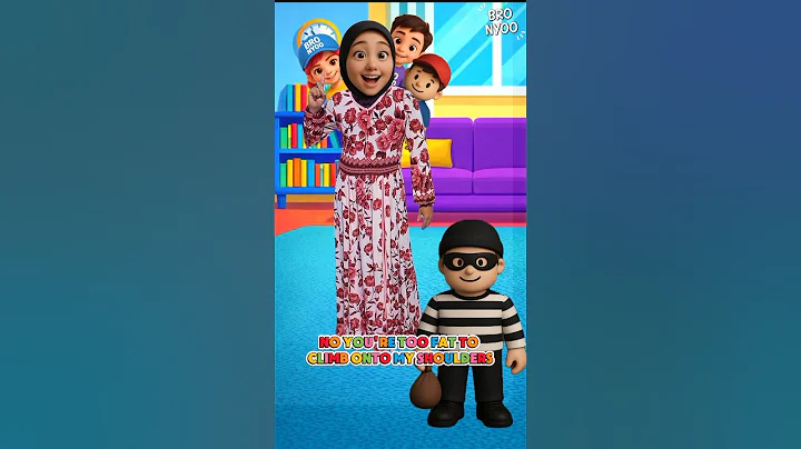 Mom I Want To Climb On Your Shoulders #animation #funny #usa #english #shortsfeed