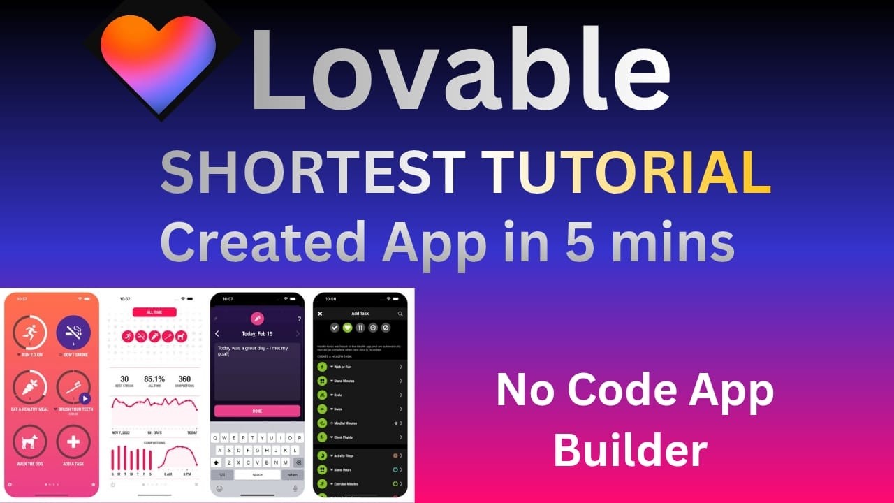 Lovable AI website Builder Tutorial | How To Use Lovable AI - YouTube