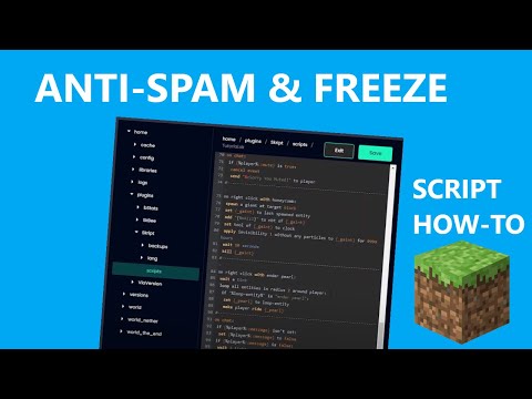 How To Make Anti-Spam System & Freeze Command By Skript! (Tutorial)