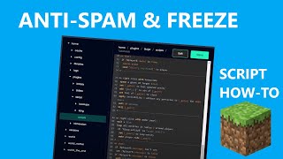How To Make Anti-Spam System & Freeze Command By Skript! (Tutorial)