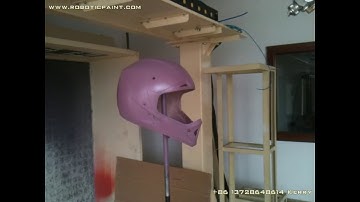 Helmet Painting Robot by 6 Axis Motion Programming