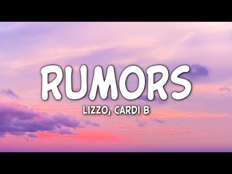 Lizzo feat. Cardi B - Rumors (Clean - Lyrics)