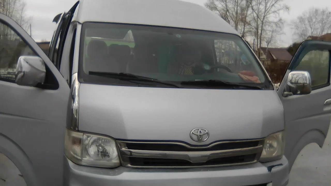 Тойота минивэн hiace