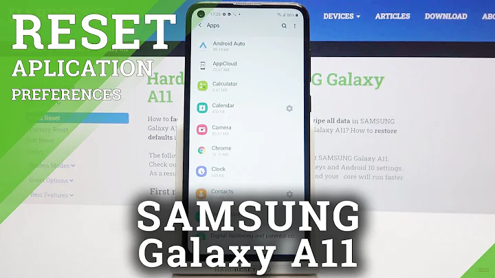 How to Reset App Preferences on SAMSUNG Galaxy A11 – Restore App Preferences