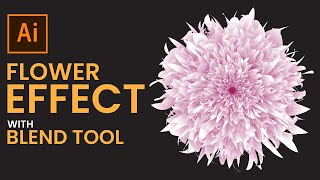 Illustrator Tutorial: How To Create Beautiful Flower Effect in Illustrator with Blend Tool