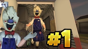 Ice Scream: Horror Adventure - Gameplay Walkthrough part 1 - Tutorial and Normal Mode (iOS, Android)