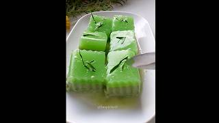 🌴Refreshing Summer Dessert: Pandan Coconut Agar Agar Pudding | #fyp #shorts #trending #viralvideo