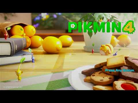 Pikmin 4 Updated Title Screen