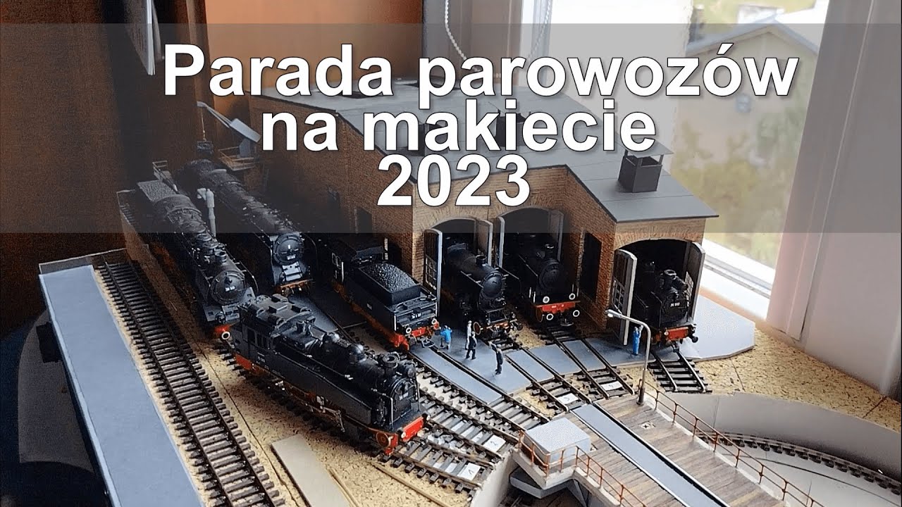 Parada parowozów na makiecie 2023