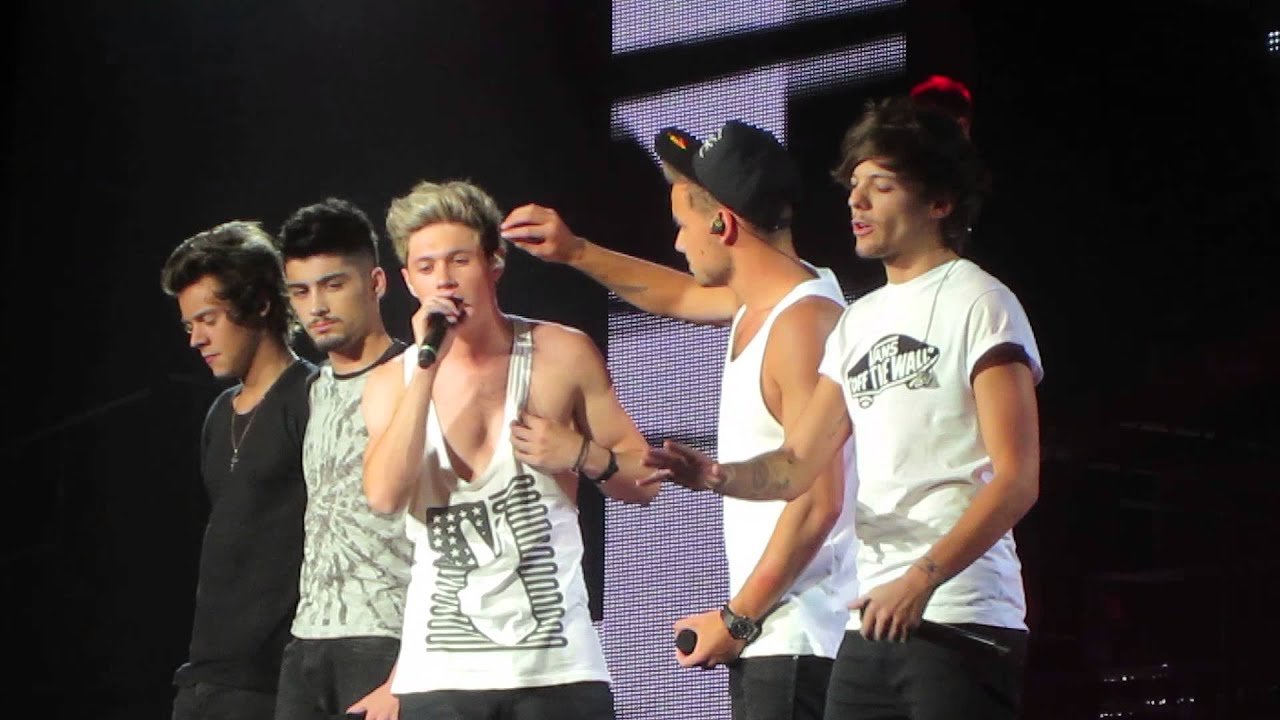 Liam and Louis Annoying Niall - Loved You First - Adelaide 25/9/13 - TMH Tour
