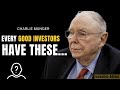 Charlie munger on what makes a good investor must watch