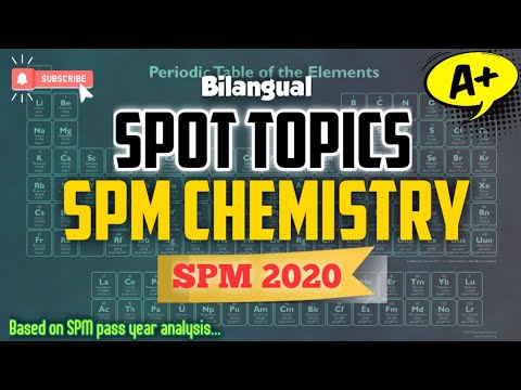 Soalan Bocor Spot Topics And Analysis For Spm 2020 Chemistry L Topik Tumpuan Spm Kimia Kertas 2 3 Youtube