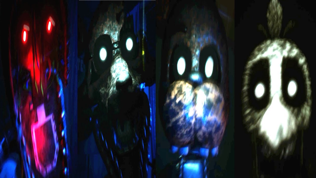 The Joy of Creation Story Mode All Animatronics [ EXTRAS MENU] 