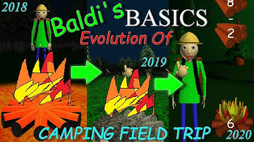 Evolution Of Camping Field Trip In Baldi