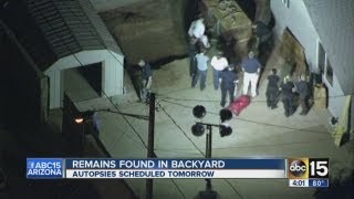 Remains found in Phoenix backyard