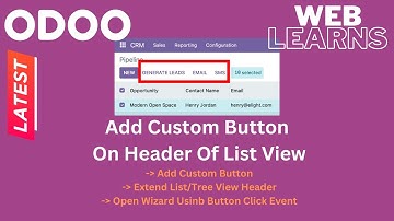 Adding Custom Button to List View Header in Odoo