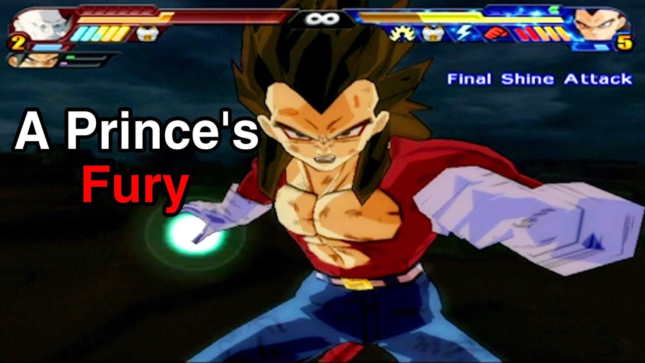 Red Potara Super Saiyan 4 Vegeta Vs Everyone! The Angry Prince Has No Limit! Budokai Tenkaichi 3