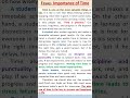 Grade 6 Essay on the Importance of Time ⏳