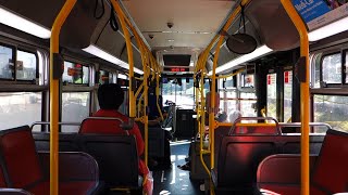 San Francisco MTA / MUNI : On-Board 2013 New Flyer XDE40 "Xcelsior" Hybrid 8738 On The 28