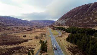 Discover the Tranquil Beauty of Dalwhinnie | Aerial Tour & Scenic views of Scotland