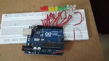 Arduino based knight rider circuit design