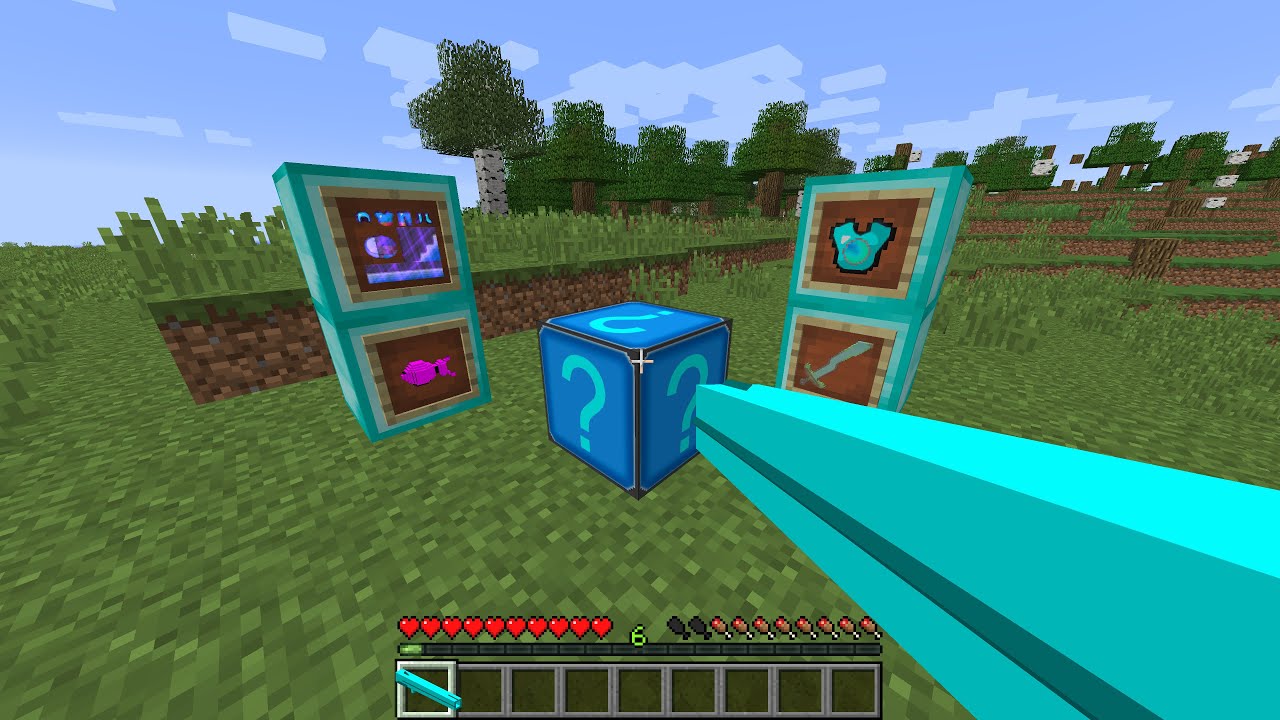 Crystal Lucky Block MOD in Minecraft - YouTube
