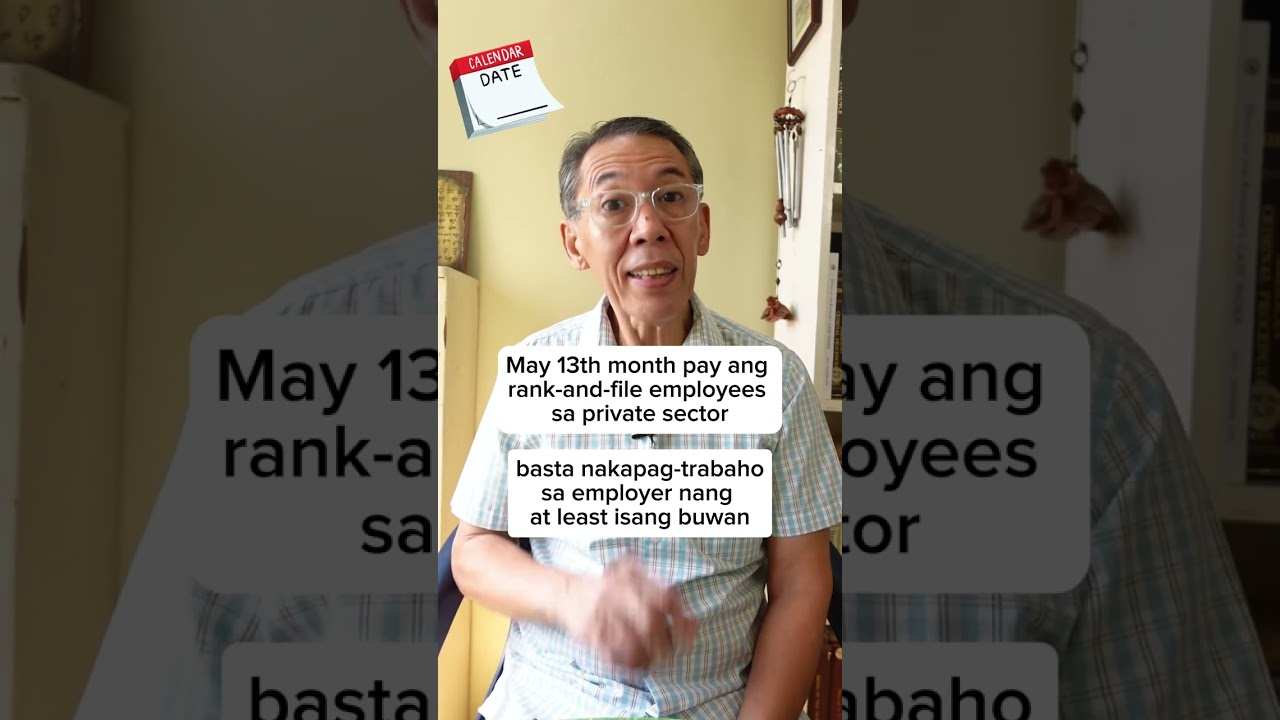 Natanggal sa trabaho may 13th month pay ba?