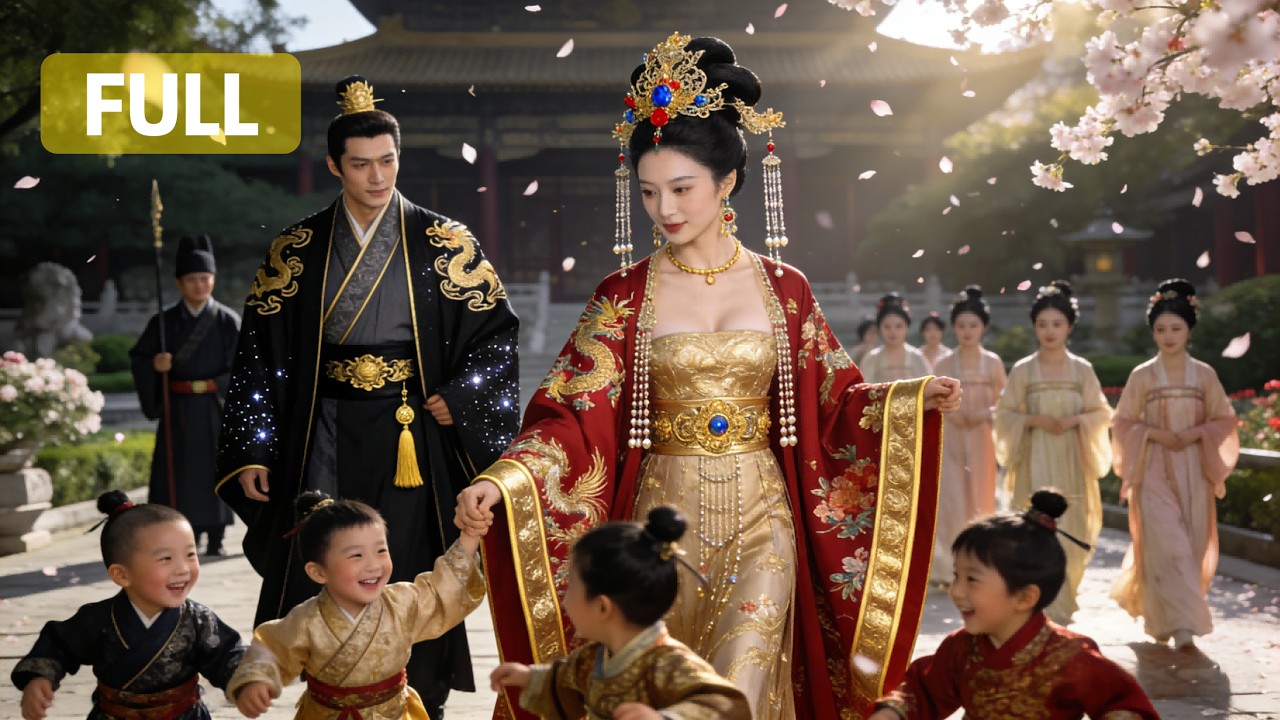 👑現代醫生穿成炮灰皇后！她不爭不搶只帶娃把後宮變幼兒園，皇帝乖乖被拿捏💘#drama #女頻