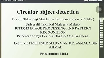 Circular Object Detection - Image Processing & Pattern Recognition Project