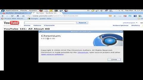 HTML 5 on various browsers on Fedora 12