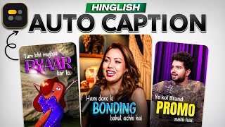 Auto Captions Generator FREE | How to Add Hinglish Captions to Videos | How To Add Caption In Video screenshot 5