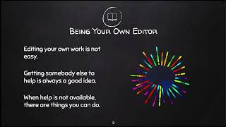 Self Editing Tips