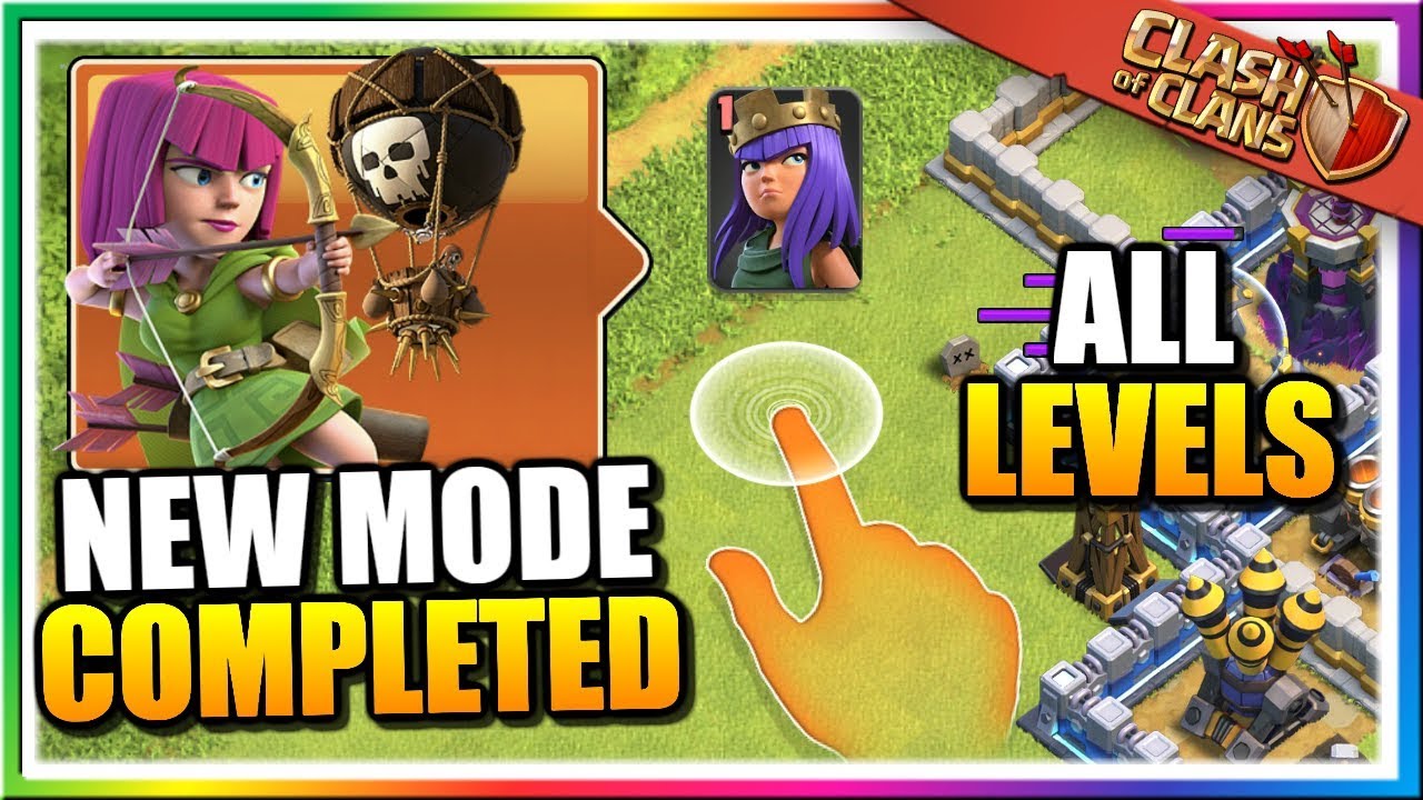 ALL Practice Levels COMPLETED in Clash of Clans! NEW CoC Update ...