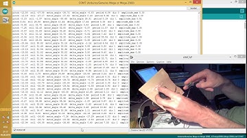 brushless motor position control made with Arduino, L6234, rotary encoder and MPU6050