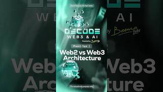 Web2 vs Web3 Architecture. #Blockchain #Web2vsWeb3 #Decode #AI #Beginner #Course #Learn #4layer