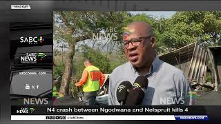 N4 crash between Ngodwana and Nelspruit kills 4
