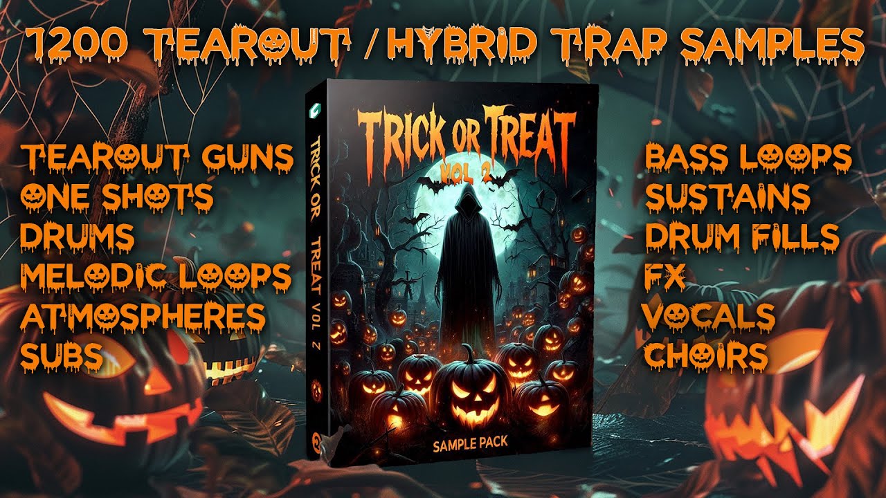 TRICK OR TREAT VOL.2 | DUBSTEP X HYBRID TRAP SAMPLE PACK