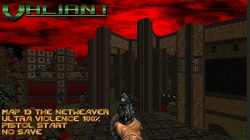 Doom II: Valiant  MAP13: The Netweaver Ultra-Violence 100%
