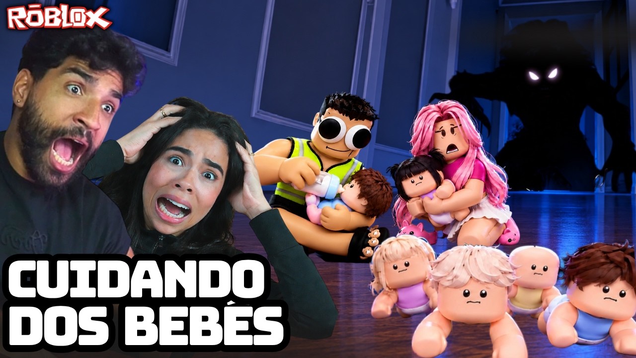 VIRAMOS BABÁS PARA CUIDAR DOS BEBÊS CONTRA AS ANOMALIAS | Roblox