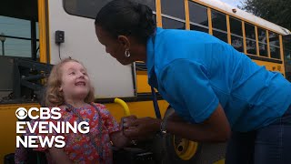 School bus driver forms unexpected bond with 5yearold girl