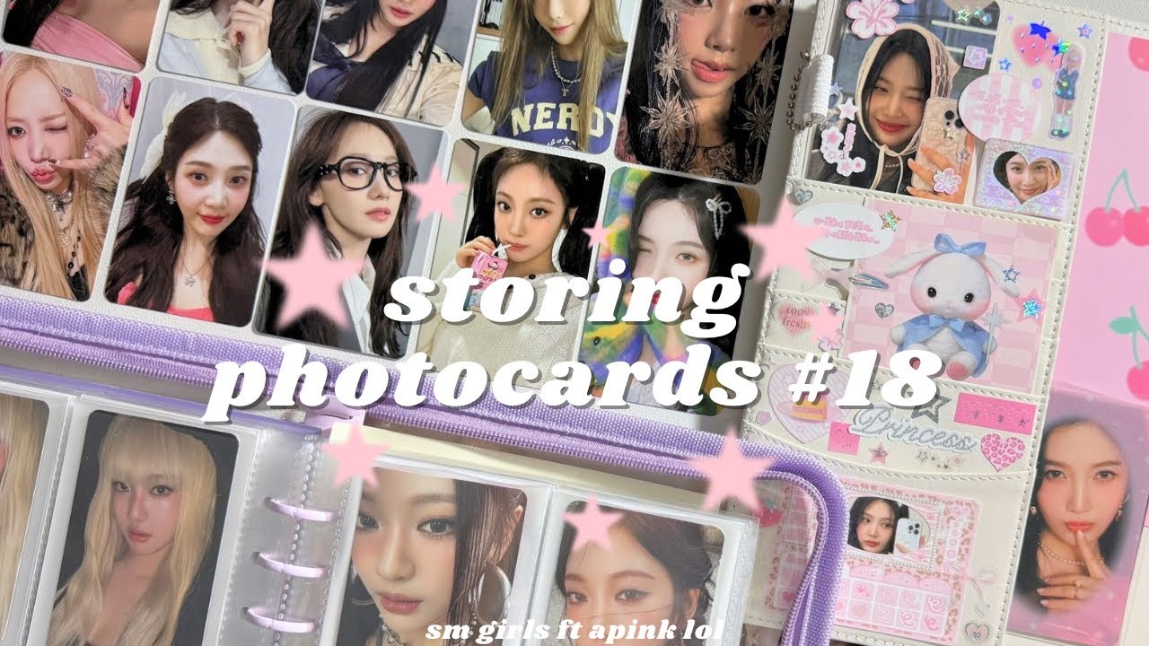 хранение фотокарточек #18 ♡ aespa, red velvet, soshi и apink!