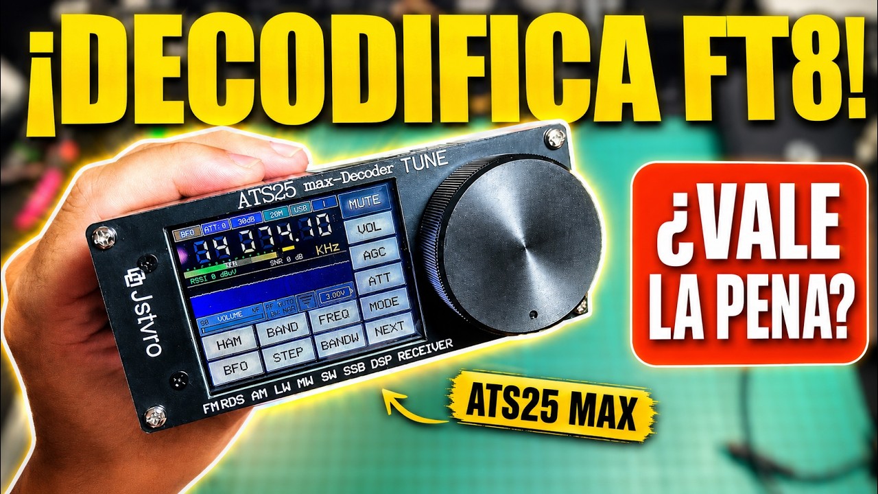 REVIEW: ATS25 MAX DECODER! AHORA CON MODOS DIGITALES - YouTube