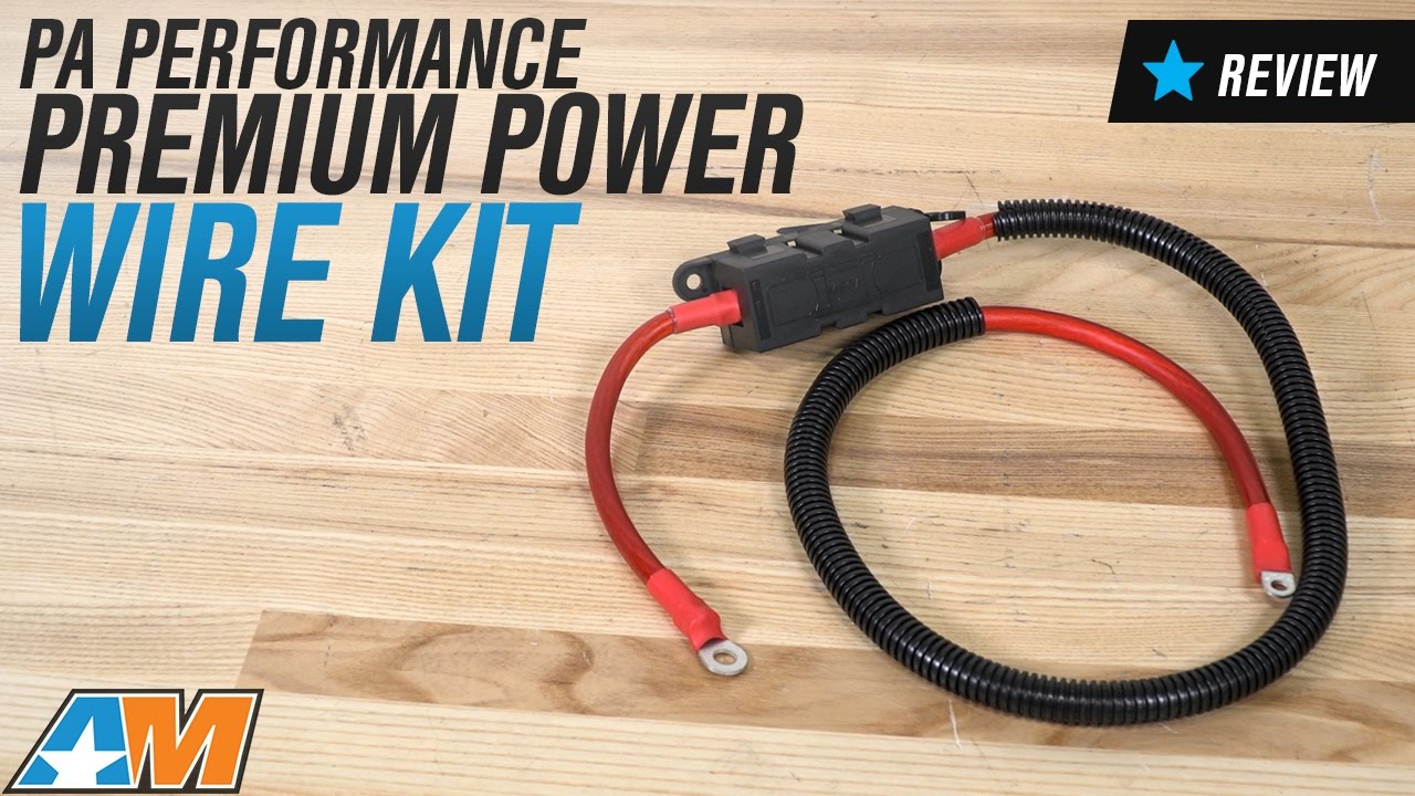 19942014 Mustang PA Performance Premium Power Wire Kit Review YouTube